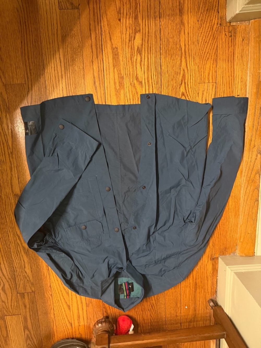 Paul Smith Men's Navy Raincoat